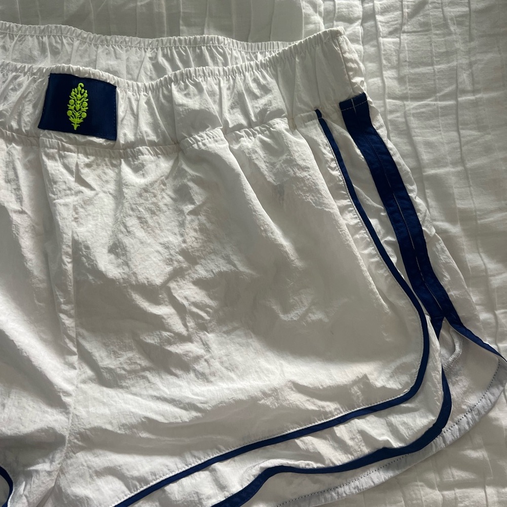 Free People Movement Varsity Blue Shorts